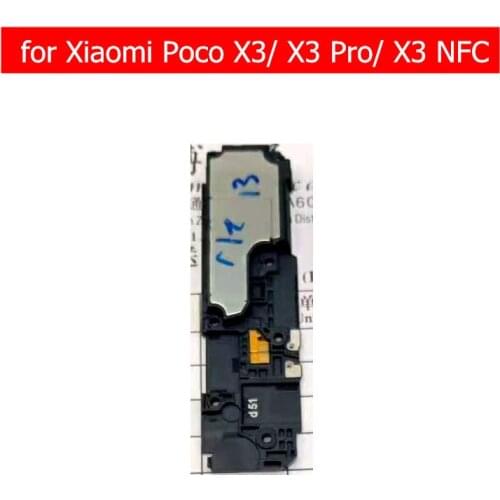 For Xiaomi POCO X3 NFC Loudspeaker Buzzer Ringer Call Speaker Bell Loud Speaker Complete Repair Spare Parts