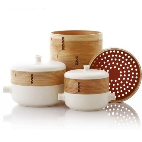 Steamer Japan Korea Style Casserole Stew Pot Ceramic Pot Fire-resistant High Temperature Enamelled Thermal Soup Cooker