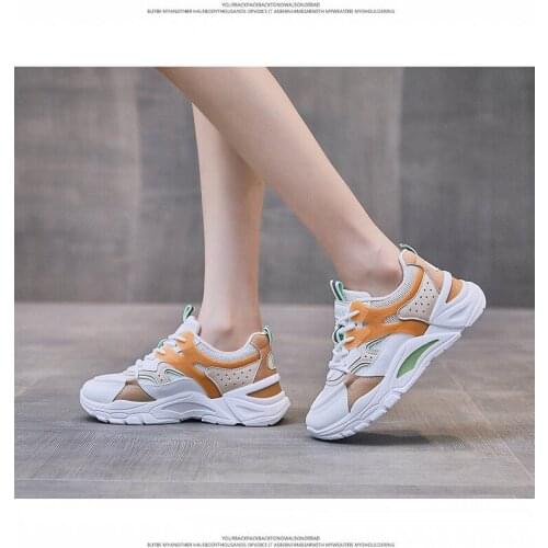 Women Sport Shoes 2021 Fashion Platform Wedge Sneakers Women Non Slip Running Shoes Woman Increase Casual Shoes Zapatillas Mujer