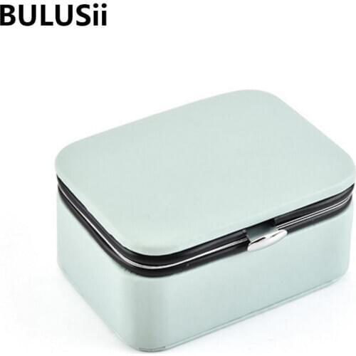 Mini Portable Jewelry Box Stud Earrings Jewellery Storage Organizer
