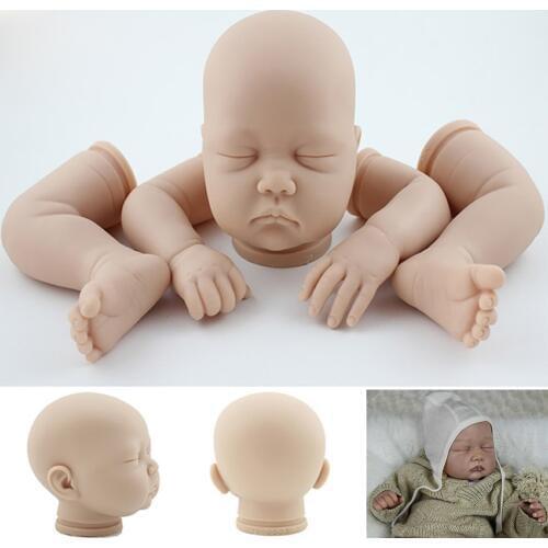 Reborn Prototype Doll Kit soft silicone vinyl unpinated Doll Parts Rebirth Infant Mould