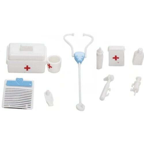 NK One Set Doll Accessories Toy medical kit Doll Pet Toys For Barbie doll Baby Toys Best Christmas gifts DZ