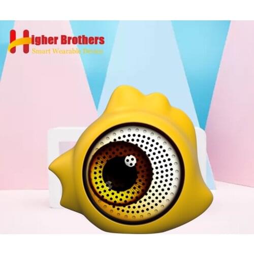 New Product Portable Car Speaker Gift Custom Animal Cartoon Little Yellow Chicken Cute Pet Mini Bluetooth Speaker Boy Girl Gift