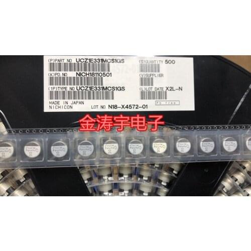 Original new 100% UCZ1E331MCS1GS 25V330UF 10X10 125 degree SMD electrolytic capacitor 330uf 25V (Inductor)