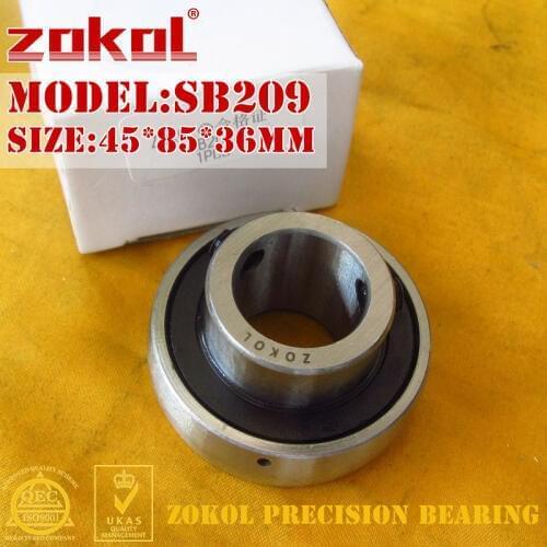 ZOKOL bearing SB209 90209 Pillow Block Ball Bearing 45*85*36mm
