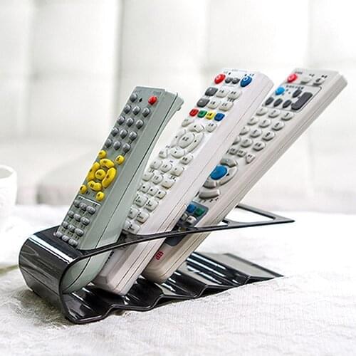 VCR DVD TV Remote Control CellPhone Stand Holder 4 Slots Storage Caddy Organiser Tools