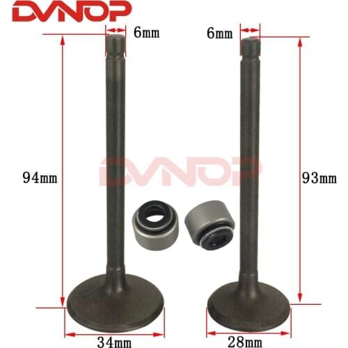 For YAMAHA XT225 TW200 225 YP250 MAJESTY YP1 AG200 200 Motorcycle Engine Valve Intake Exhaust Stem Valve Enine Spare Parts