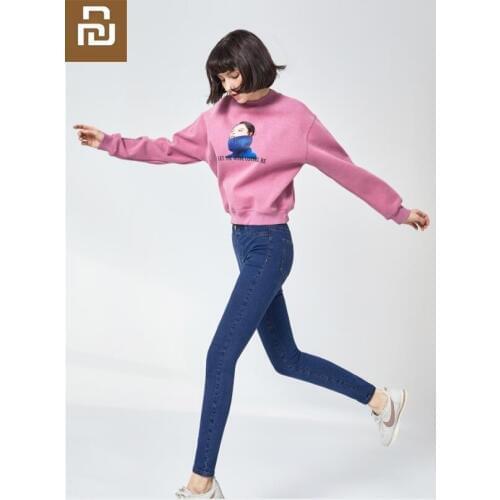 Youpin Spring Autumn Women Skinny Denim Pencil Pants Stretch Jeans Slim Pants High elasticity Jeans