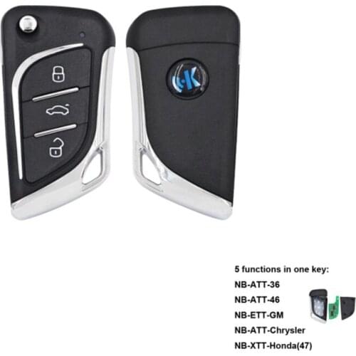 3 Button KD Key Remote Car Key NB30 KD900 URG200 KD900+ KD200 Mini KD KD-X2 Universal Remote Control