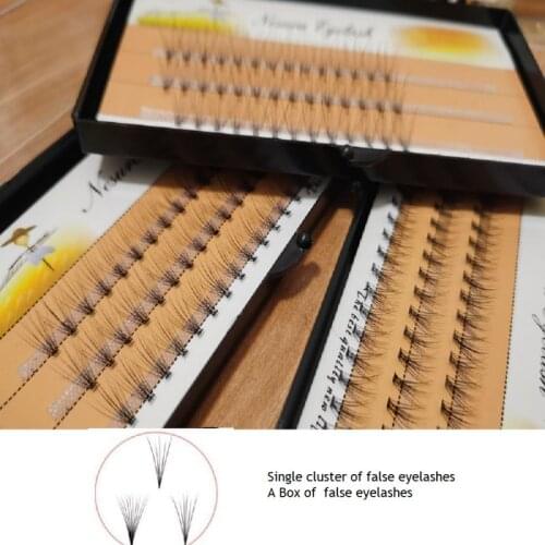 60 Pcs/set 10D Cluster False Eyelash Extension Natural Lashes Long Lasting Beauty Eye Makeup Cosmetic Tool