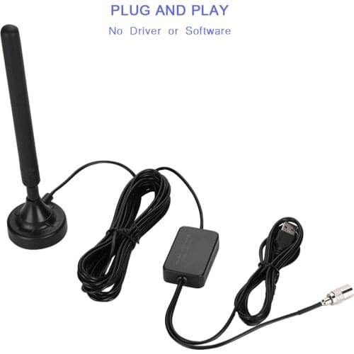 ANT-308PLUS Household 25dB High Gain FM Radio Antenna 85-112Mhz High Sensitivity USB Telescopic Antenna