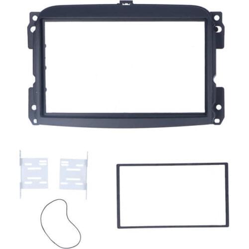 Car Audio radio panel 2Din Stereo Radio Fascia DVD Audio Navigation Panel Frame Trim Fit for Fiat 500L 2012-2015 auto