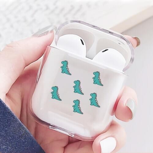 For Airpods Pro Case Cute Cartoon dinosaur Wireless Bluetooth Earphone Case For Airpods 2 1 Protective Cover Box Air Pods Covers
