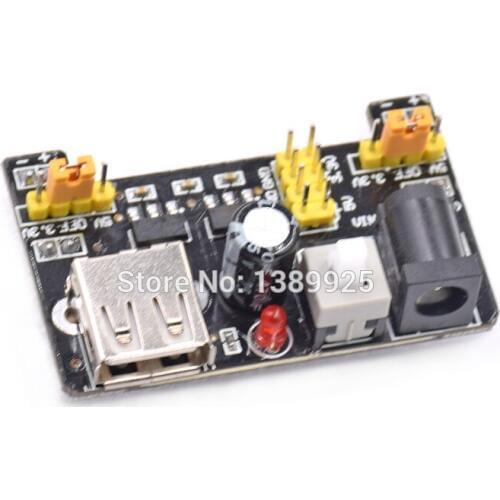 Wholesale MB102 Breadboard Power Supply Module 3.3V 5V Solderless Bread Board For DIY Voltage Regulator