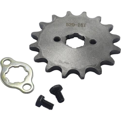 520 16T 20mm Front Engine Sprocket For Honda Lifan ZongShen ATV Quad Dirt Pit bike Buggy motorcycle