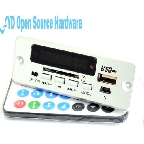 Super Digital Audio lossless WAV decoder board MP3 player FM radio decoder 6-12V