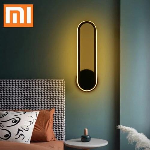 Xiaomi Design 330 Rotation Led Wall Lamp 12W AC 85-265V Bedroom Wall Light Fixture Nordic Sconce Light for Living Room