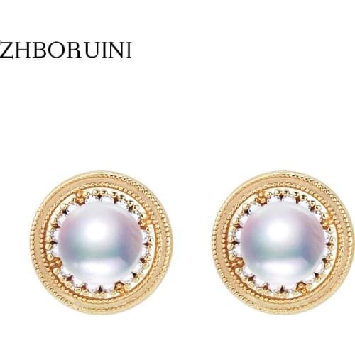 Stud Earrings ZHBORUINI China