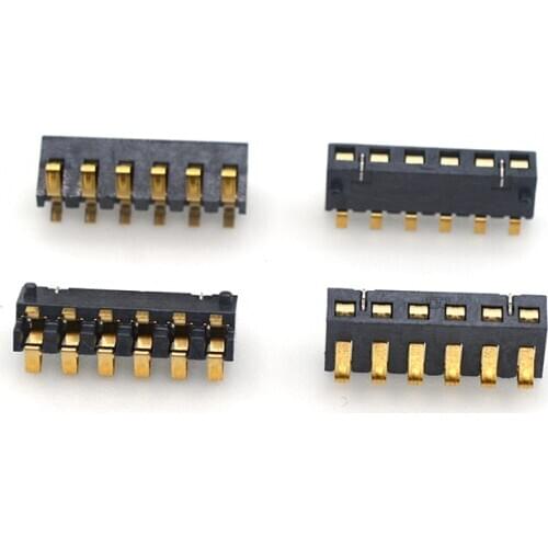 10PCS 2.5ph Original 6PIN H2.4/3.0mm battery connector Inner Battery Clip Connector replacement for all-purpose