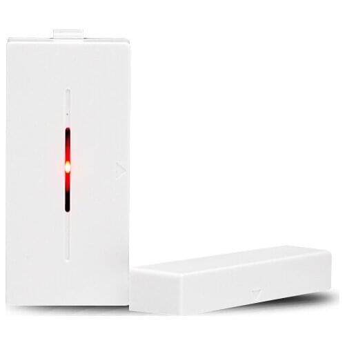 433MHz 2262 Code Wireless Window Door Sensor Magnetic Contact Wood Door Alarm Detector For Wireless GSM Home Alarm Panel