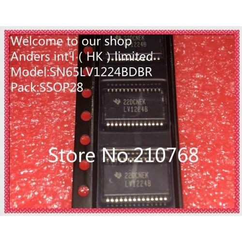 50pcs/lot SN65LV1224BDBR SN65LV1224BDB LV1224B SSOP28