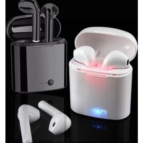 Wireless Bluetooth 5.0 Earbuds I7S TWS Noise Cancelling True Twins Stereo Music Earphone With Charging Box For Phone PC