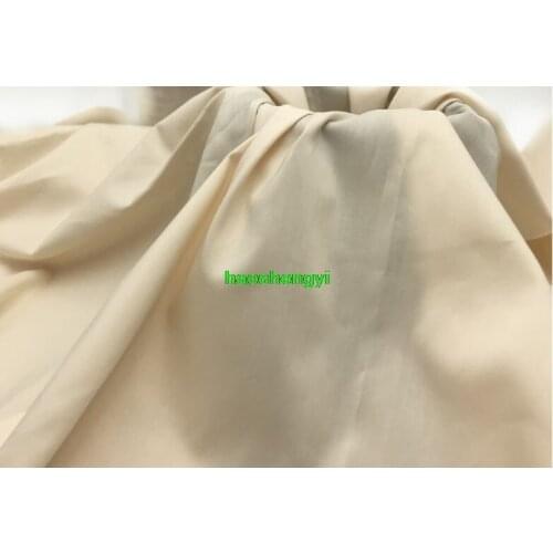 High-end thin stretch cotton polyester plain woven garment fabric