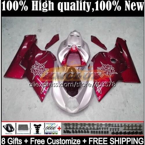 Body For MV Agusta F4 R312 750S 1000 R 750 1000CC Kit 51CL.68 1000R 312 1078 1+1 2005 2006 MA MV F4 05 06 Fairings Wine red