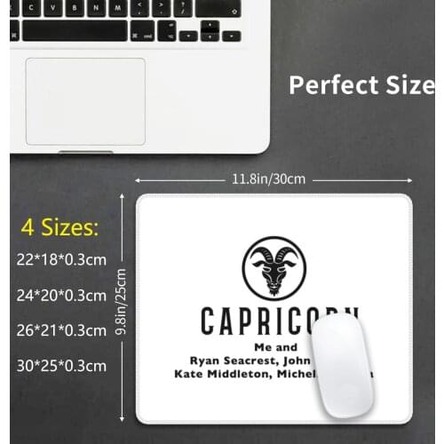 Capricorn-And Celebrities Who Share Your Zodiac Sign ? Birthday Gift Mouse Pad DIY Print Cushion Capricorn