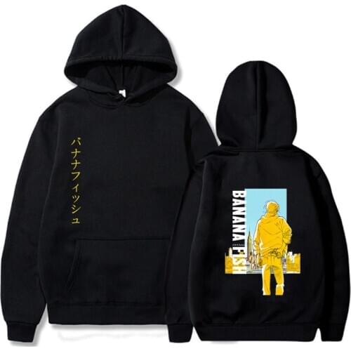 Banana Fish Hoodie Fashion Pullovers Sweatshirt