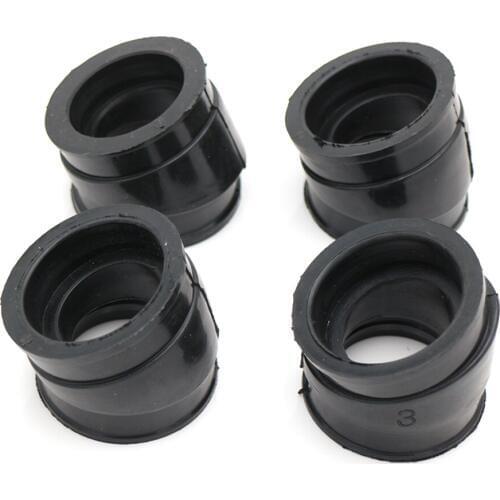 Motorcycle 4pcs Carburetors Interface Rubber Carburetor Pad Intake outlet Manifold For Honda CB750 C F K L SC Nighthawk 750