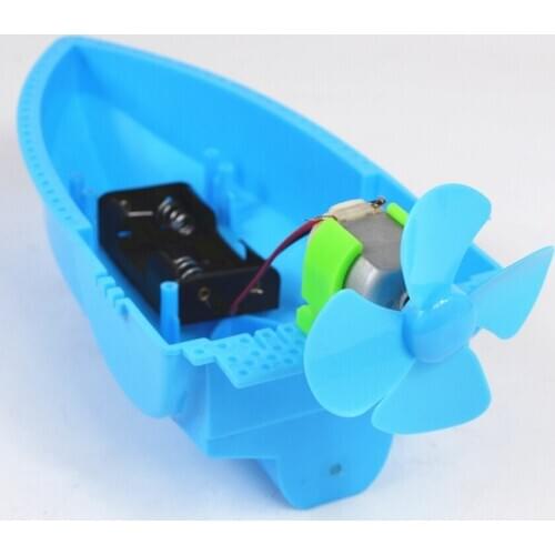 Science technology build aerodynamic speedboats Exploring Science DIY Develop Physics Reflex Educational Toys gift For Children