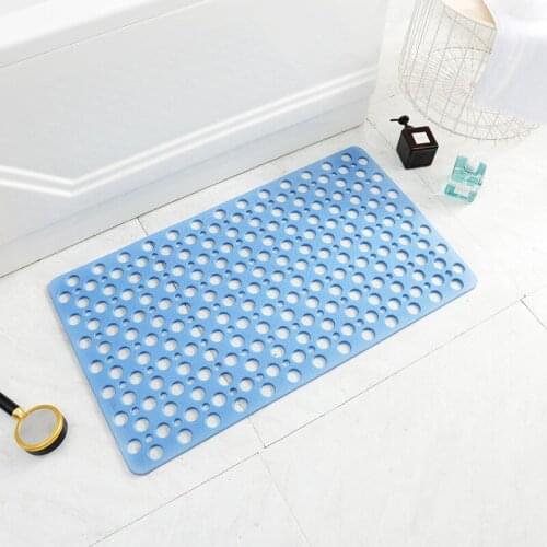 Non-slip Mat Foot Massage Shower Rug Anti-slip Household Bathroom Hotel Toilet 53X53CM Solid Color Hydrophobic Pad Carpet