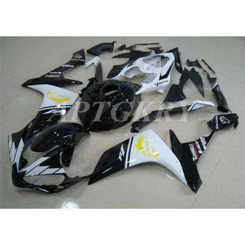 New ABS Plastic Shell Motorcycle Fairing kit Fit For YAMAHA YZF R1 2007 2008 YZF-R1 YZF 1000R Bodywork set White Black Cool