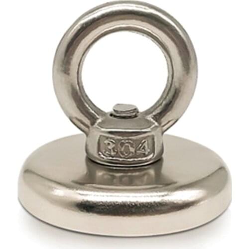 Sturdy Magnetic Hook Super Strong Magnet Search Magnet Permanent Powerful Magnetic Fishing Hook Magnets 1pcs