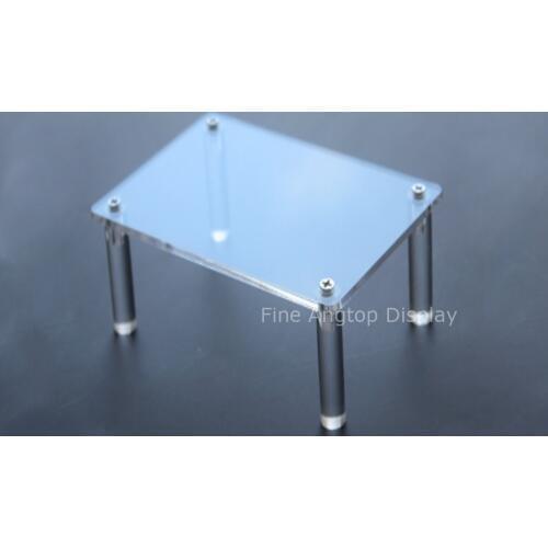 Clear Acrylic Display Platform Rectangle Riser Jewelry Hobby Collectible Product Holder