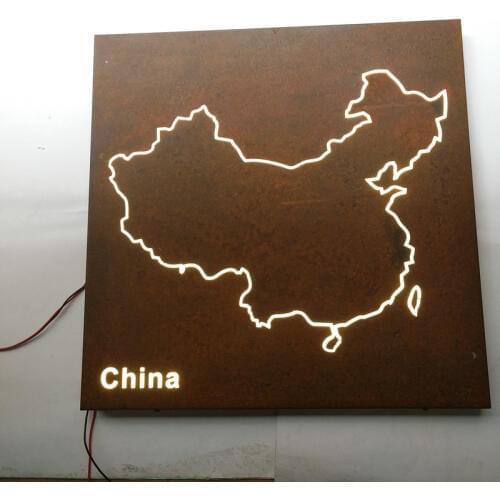 Customized advertising antique light box boards creative decoration for wall display