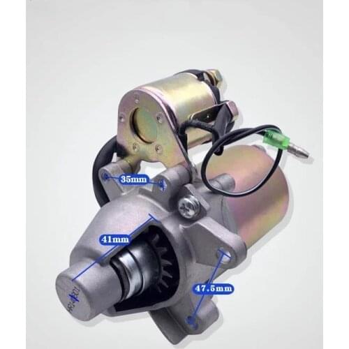 168F GX160 starter motor 2KW-3KW electric start motor