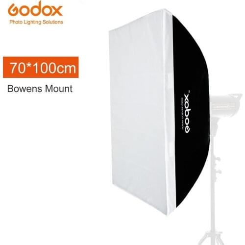 Godox 70 x 100cm 27.5"x 39" Speedlite Studio Strobe Flash Photo Reflective Softbox Diffuser for Bowens Mount