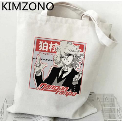 Danganronpa shopping bag eco bolso recycle bag shopping bag sacola boodschappentas reusable cabas