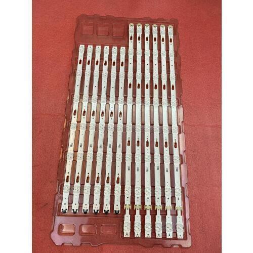 12 PCS LED backlight strip For Samsung UE55JU6000 UE55KU6000 UE55KU6100 UE55JU7500 UE55JU6740 UE55JU6742 UE55JU6745 UE55JU7000