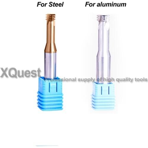 Solid Carbide Unified Thread Milling Cutter UN 1-64 2-56 3-48 4-40 5-40 6-32 8-32 10-24 CNC end Mill Cutters 1/4 5/16 3/8 7/16