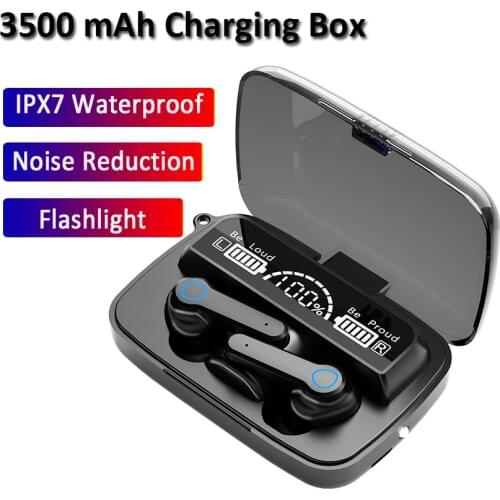 TWS Bluetooth 5.1 Earphones 3500mAh Charging Box Wireless Headphone 9D Stereo Sports Waterproof Earbuds Headsets With Microphone