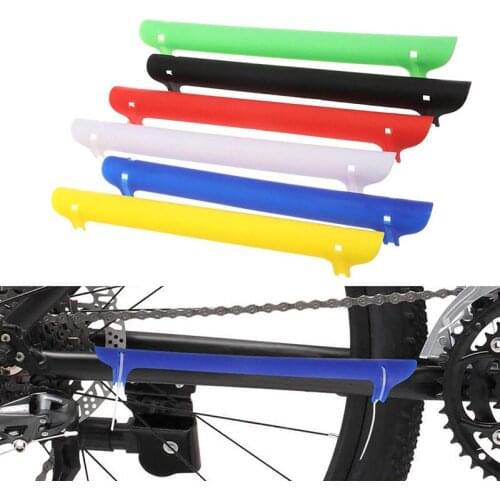 1PC Bicycle Chain Protection Plastic Bike Frame Protector Rear Fork Chainstay Guard Cover Pad Bicycle Accessories