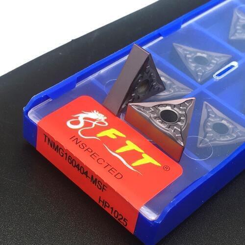 10PCS TNMG160404 MSF HP1025 For Stainless Steel CNC Hard Metal Turning Tool Carbide Inserts Accesorios De Torneria lathe