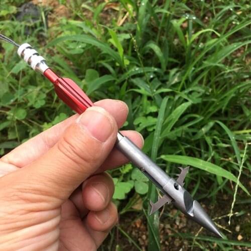 3/5PCS Stainless Steel Fish Dart for Slingshot Fishing Bullet Head Hunting Shooting Darts Fishing Gear Accessories