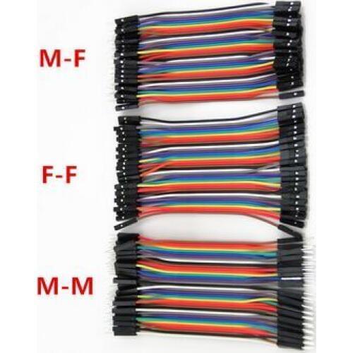 40P Dupont line*3= 120pcs 10cm male to male + male to female and female to female jumper wire Dupont cable