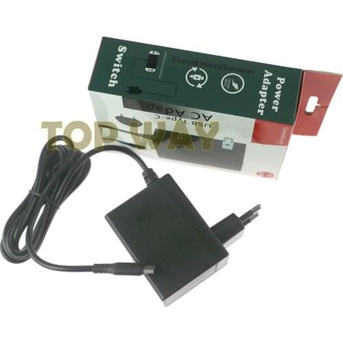 5PCS AC Adapter Charger Wall Power for Nintend Switch NS Game Console EU US Plug Charging Power Supply Home
