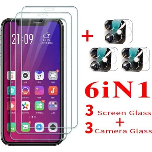 6 In 1 for iphone 12 11 pro Camera Protection Glass for iohone 12 Pro Max mini HD Glass Screen Protector Safety Protective Film