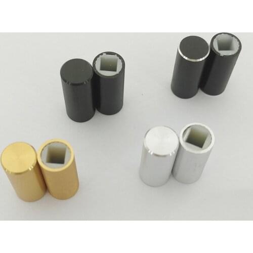 7*15 Outside Aluminum Internal Glue Button Cap 3.2mm Square Hole Switch Caps Tact Switch Keycap 20pcs